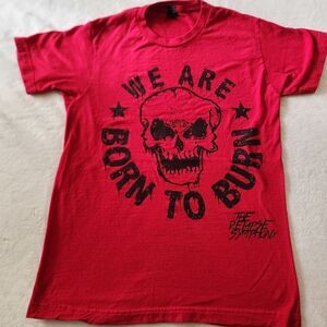 Tultex The Relapse Symphony We Are Born To Burn Red Tshirt With Graphics Small